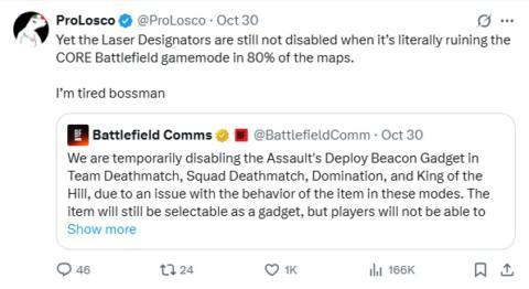 It took a staggering 28 days, but DICE has finally disabled the bugged lock-on missile that broke Battlefield 6