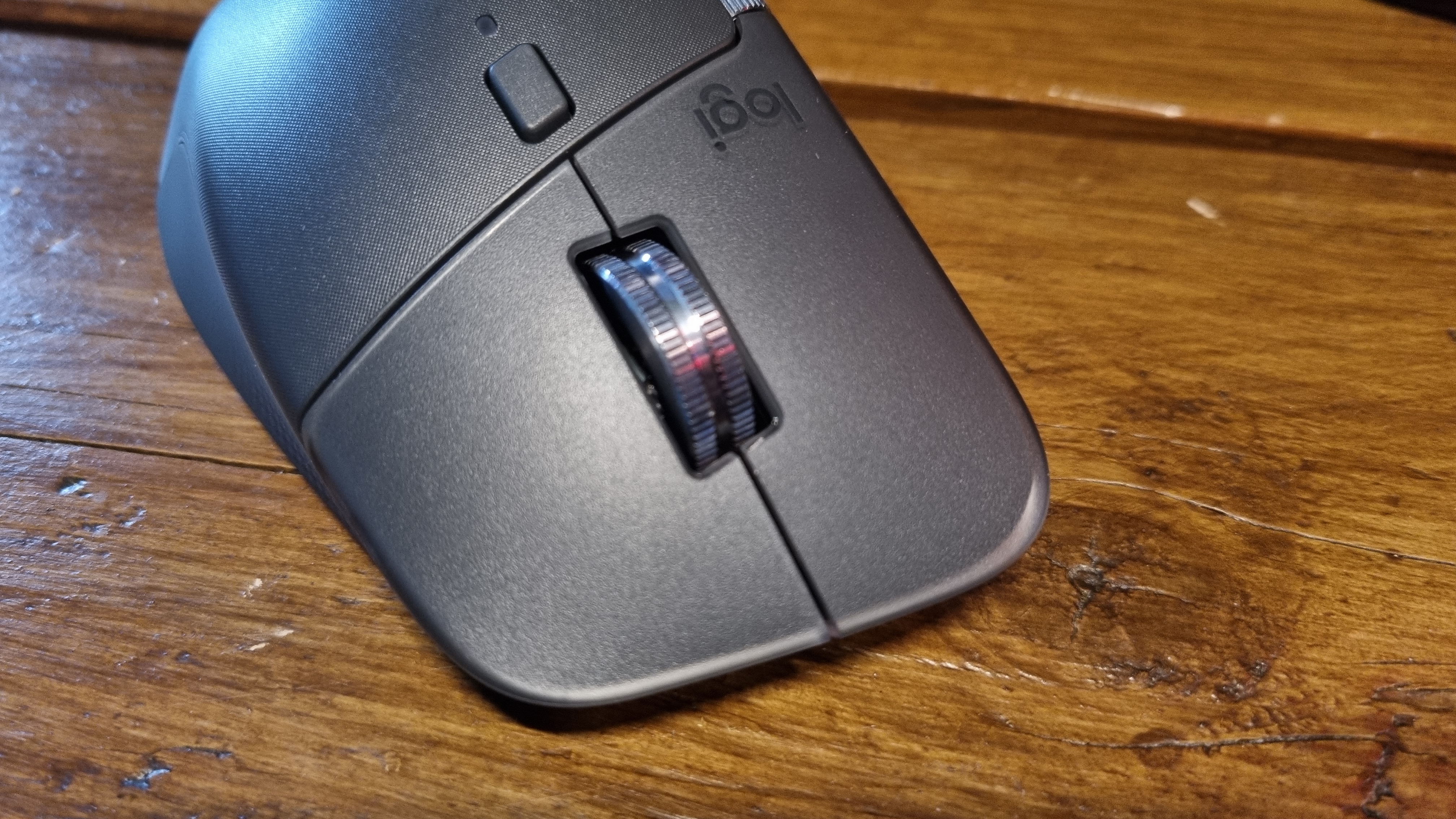 The translucent tips of the Logitech MX Master 4