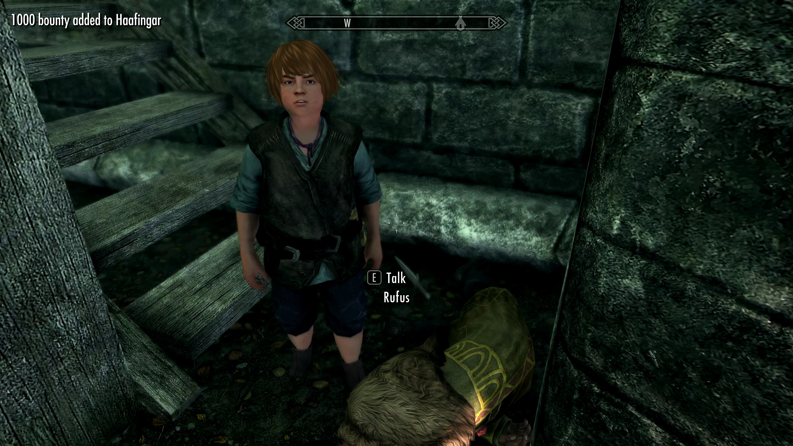 Rufus stands atop his slain foe.