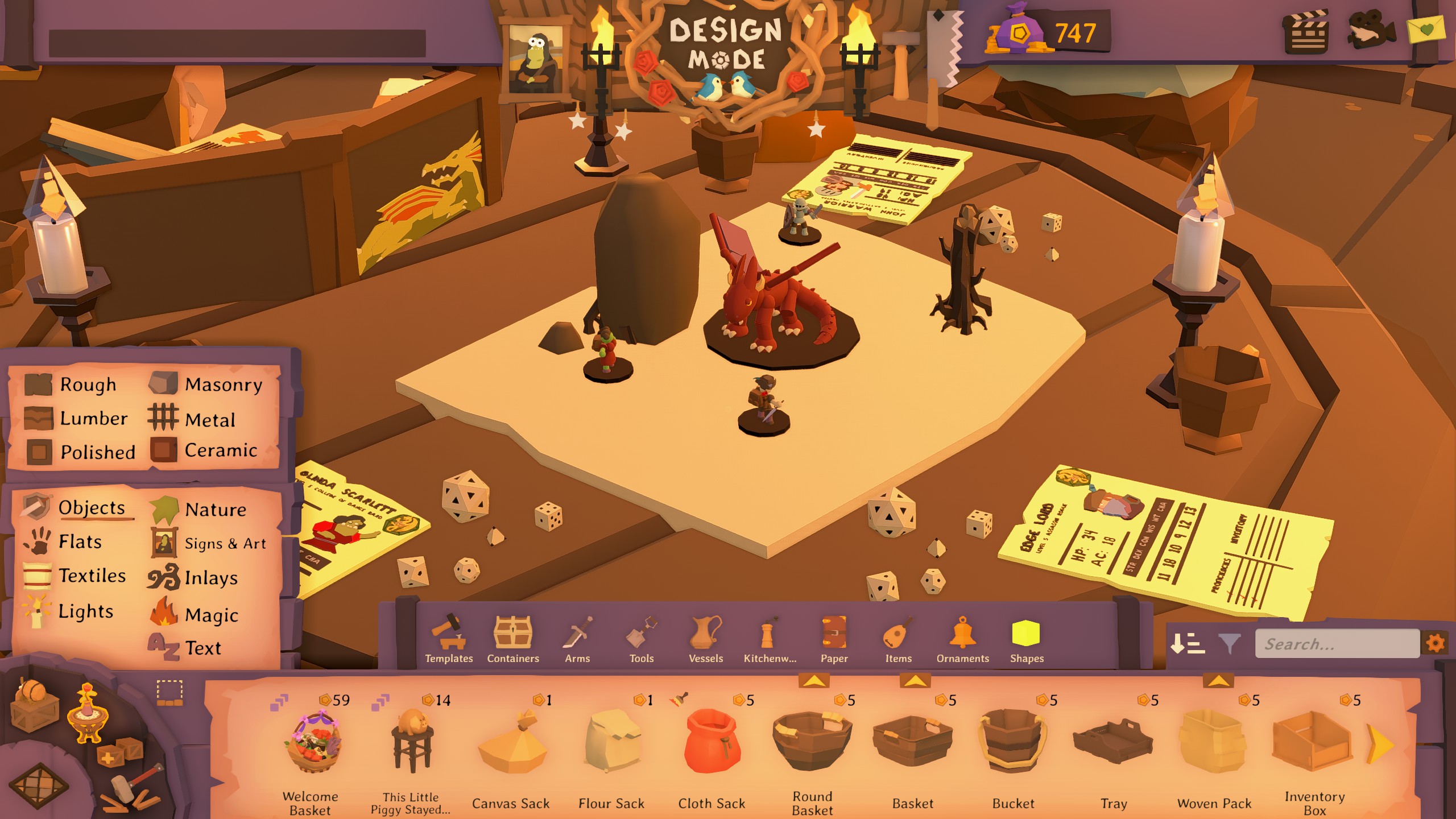 A D&D campaign on a tavern table