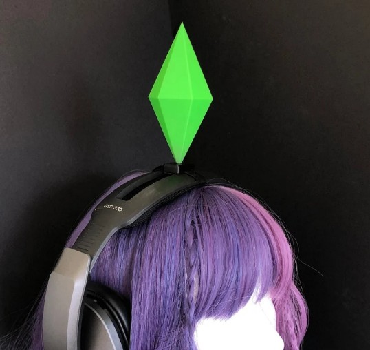 Plumbob headphone attachment