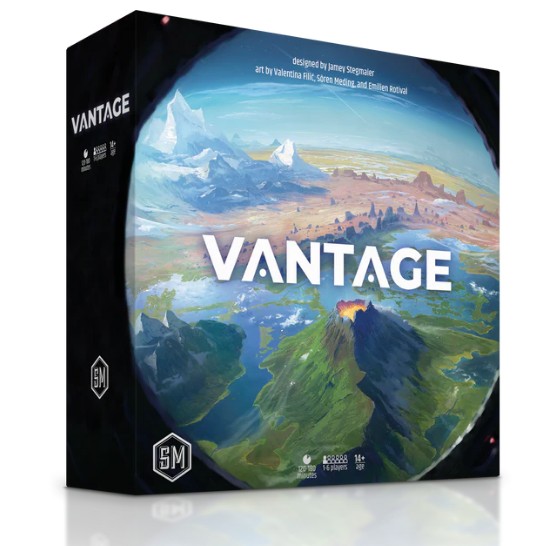 Vantage board game box