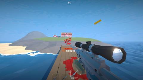 This fishing game awards bonus XP for no-scoping an airborne mackerel, and I think that’s beautiful