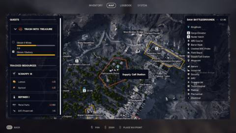 Where to find a supply drop and call station in Arc Raiders