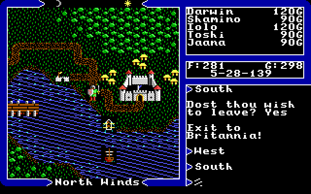 Ultima V overworld