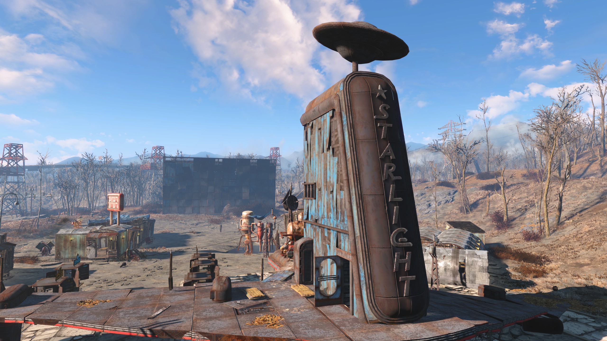 The Starlight Drive-In settlement in Fallout 4