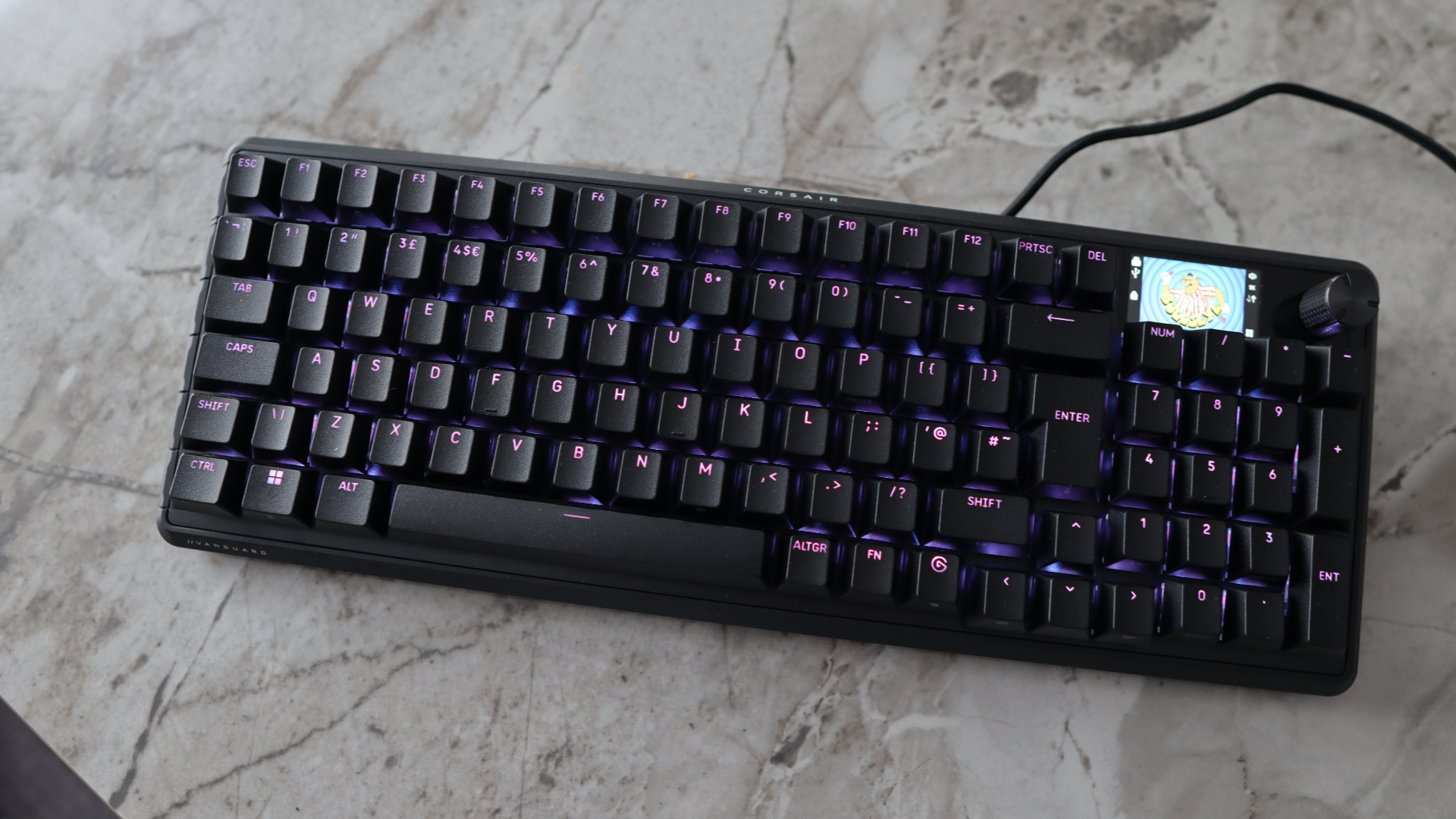 The Corsair Vanguard Pro 96 gaming keyboard