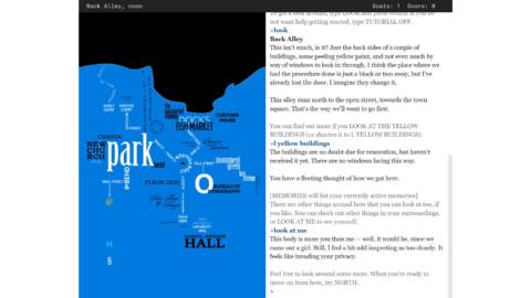 Counterfeit Monkey is so magnificent a text adventure that I’m convinced the puzzle genre went wrong when it added graphics
