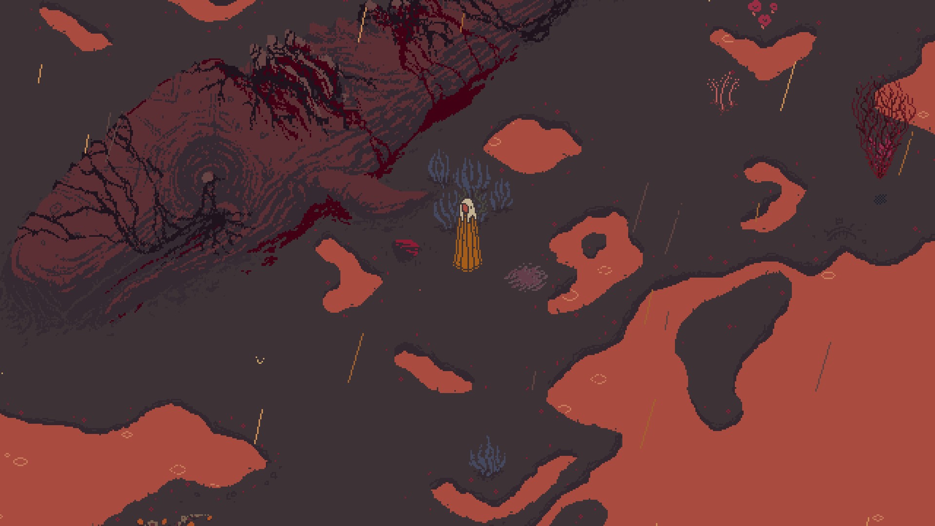 A decaying whale body in Death Howl.