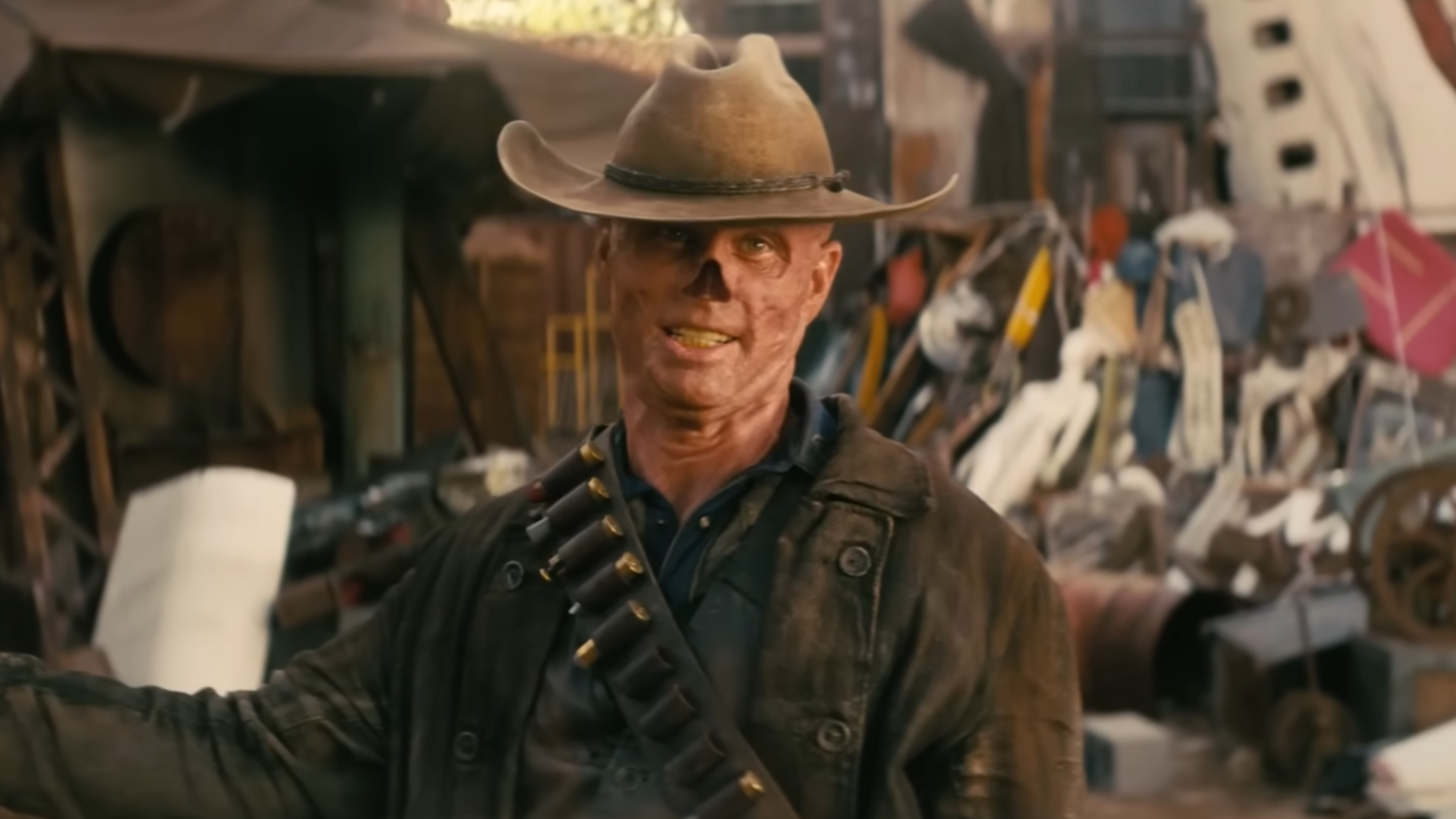 Fallout TV series still - Walton Goggins as the Ghoul