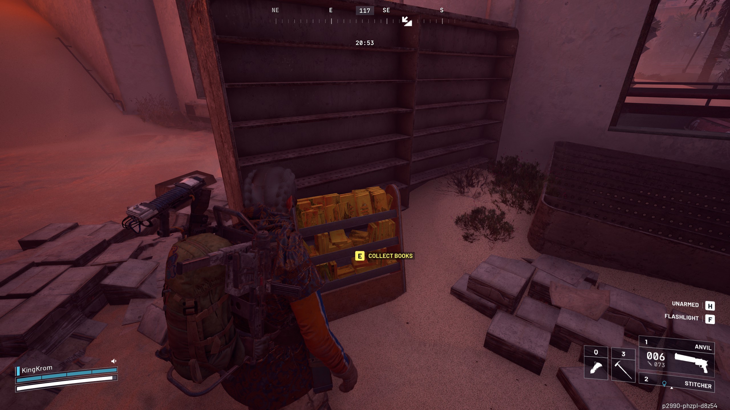 Arc Raiders Building a Library - Interact icon with stand