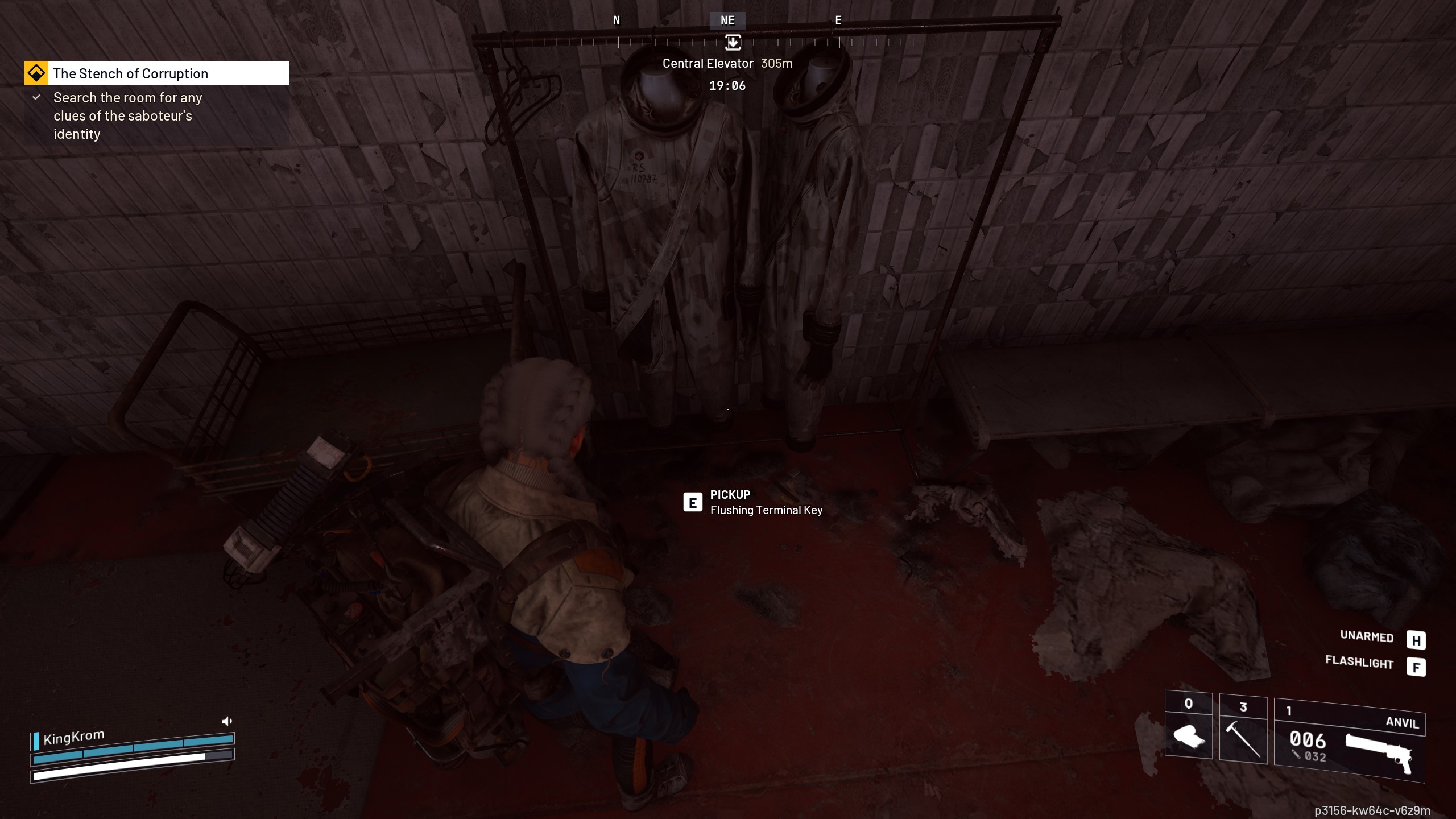 Arc Raiders The Stench of Corruption - Flushing Control Key