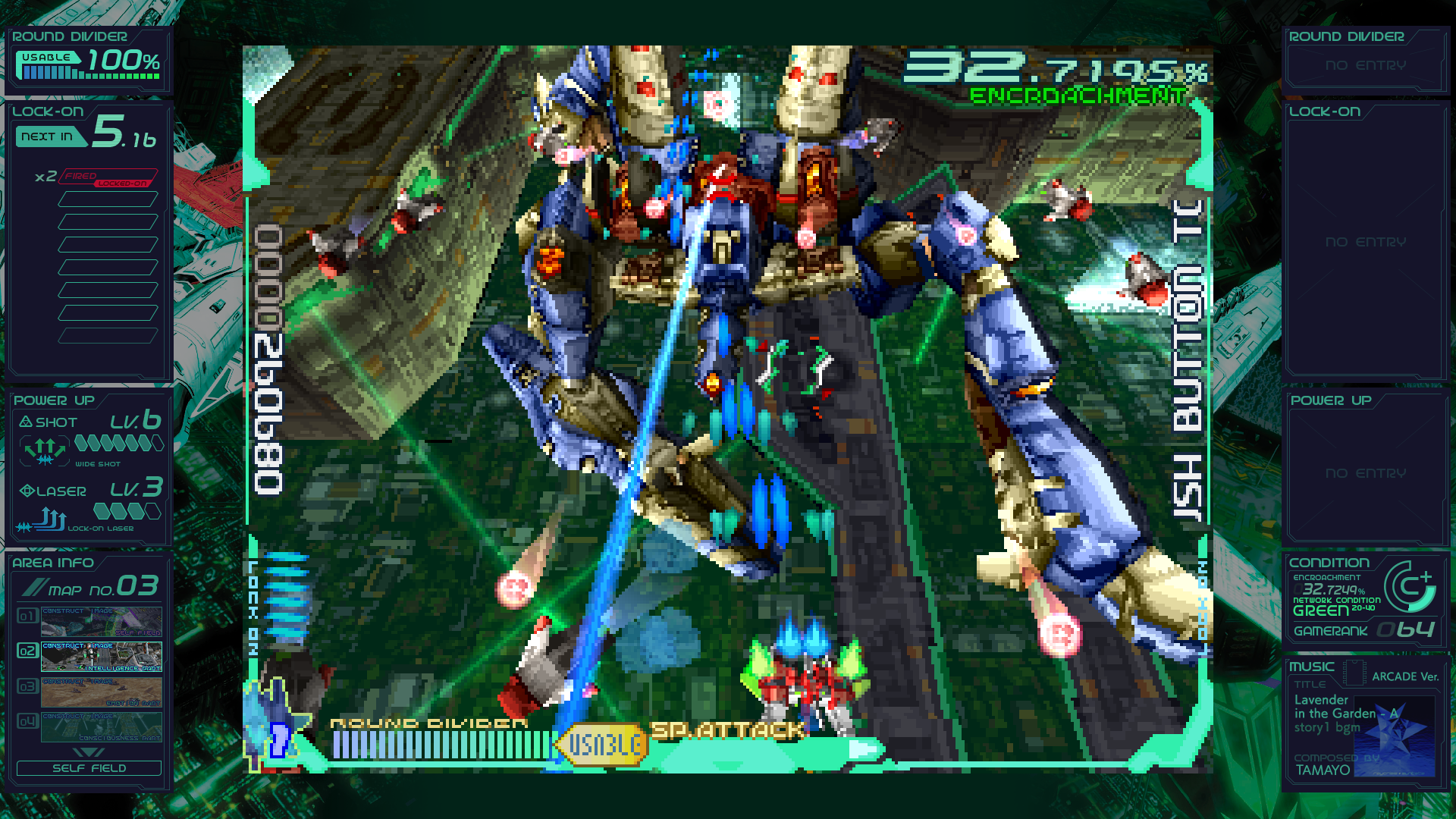 RayCrisis shmup action