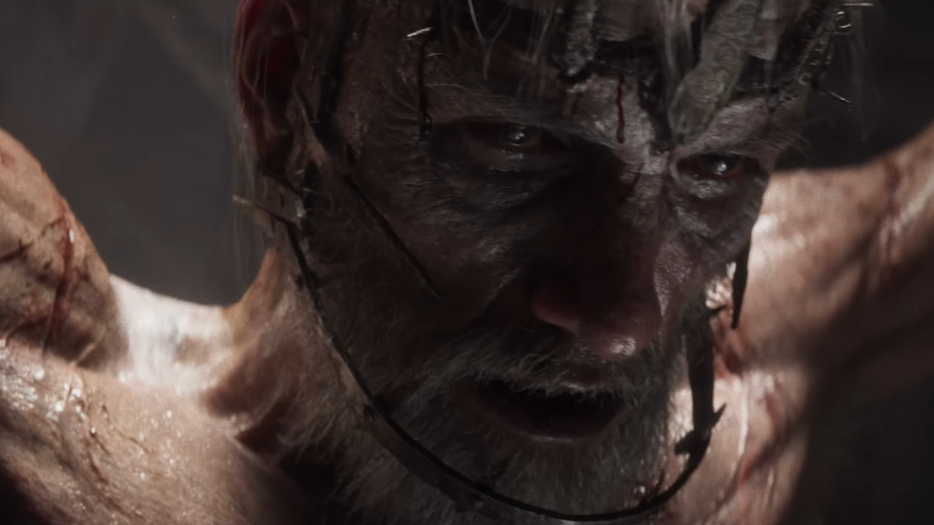 Old man tormented in the trailer for Divinity, Larian's new game.
