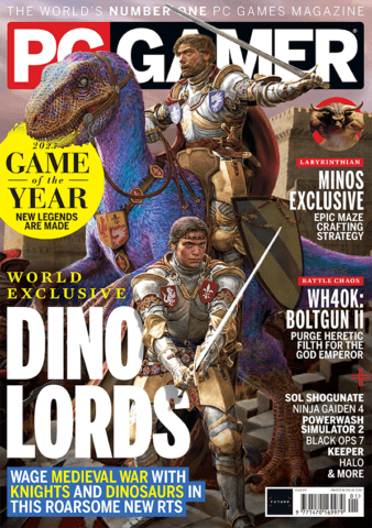 PC Gamer magazine’s new issue is on sale now: Dinolords