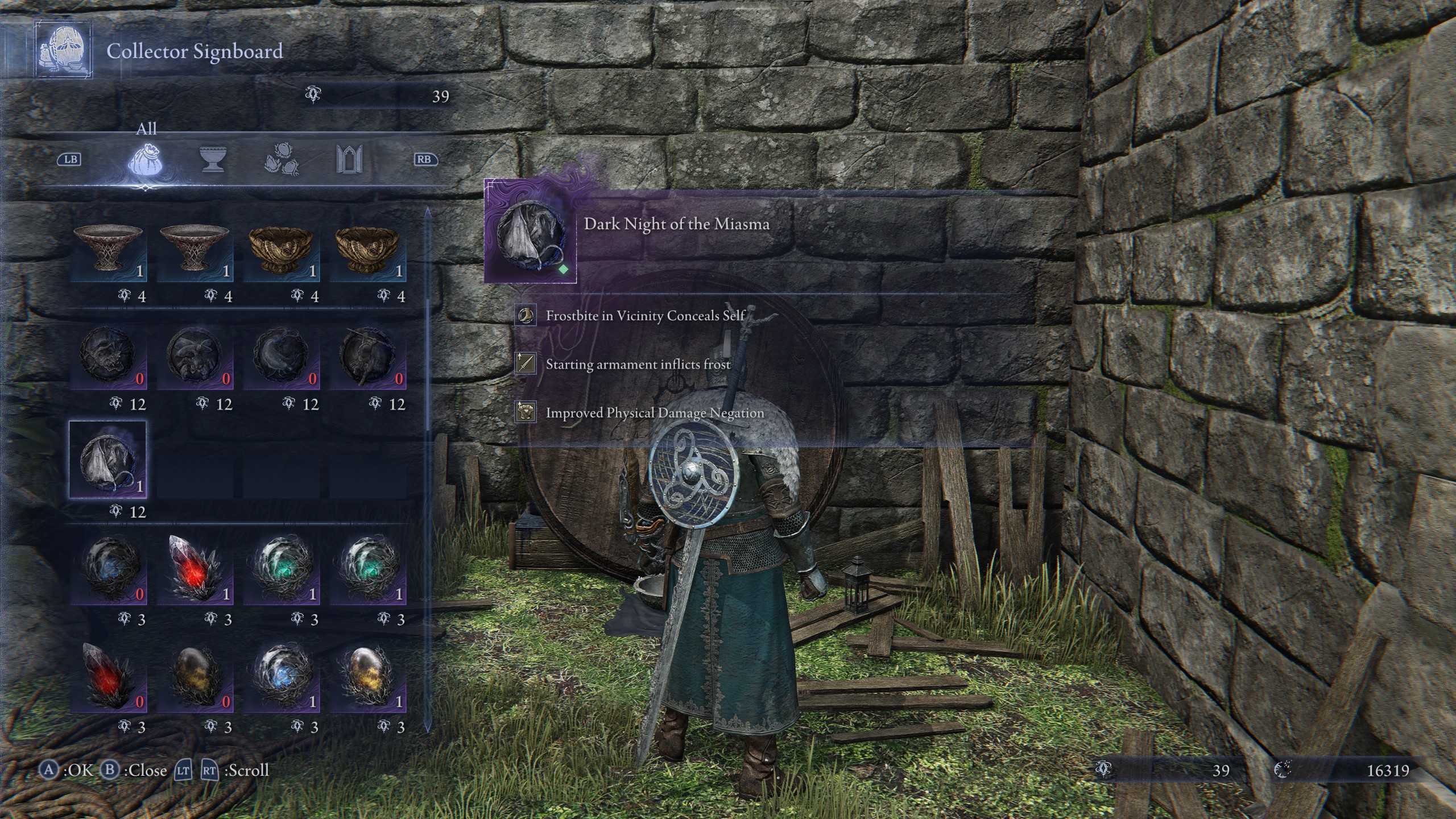 Elden Ring Nightreign Everdark Caligo - Relic