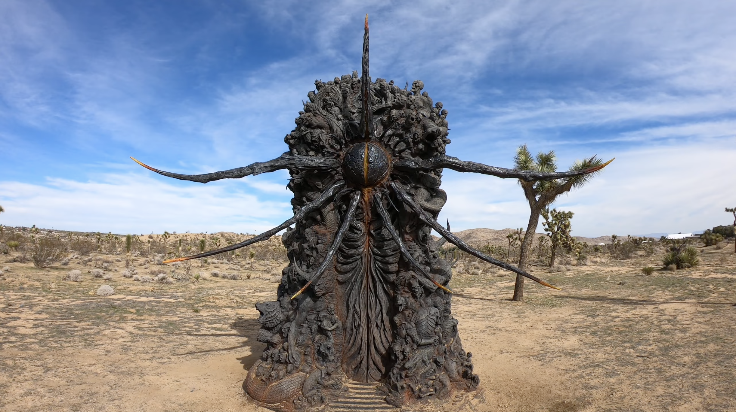 A monument in the Californian desert designed to promote a videogame