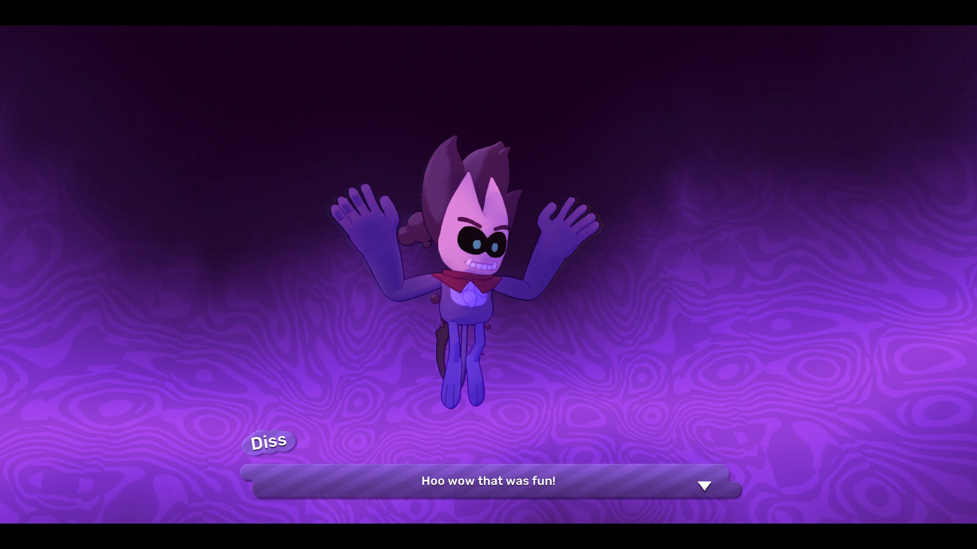 Diss greets Hop in Big Hops.