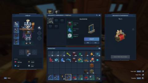 How to build a teleporter in Hytale