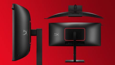 HyperX gaming monitors are a thing now, and HP says this 34-inch QD-OLED model has next-gen V-Stripe tech to banish text fringing