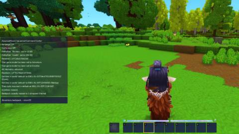 Hytale console commands to give yourself any item, teleport around the map, and swap between game modes