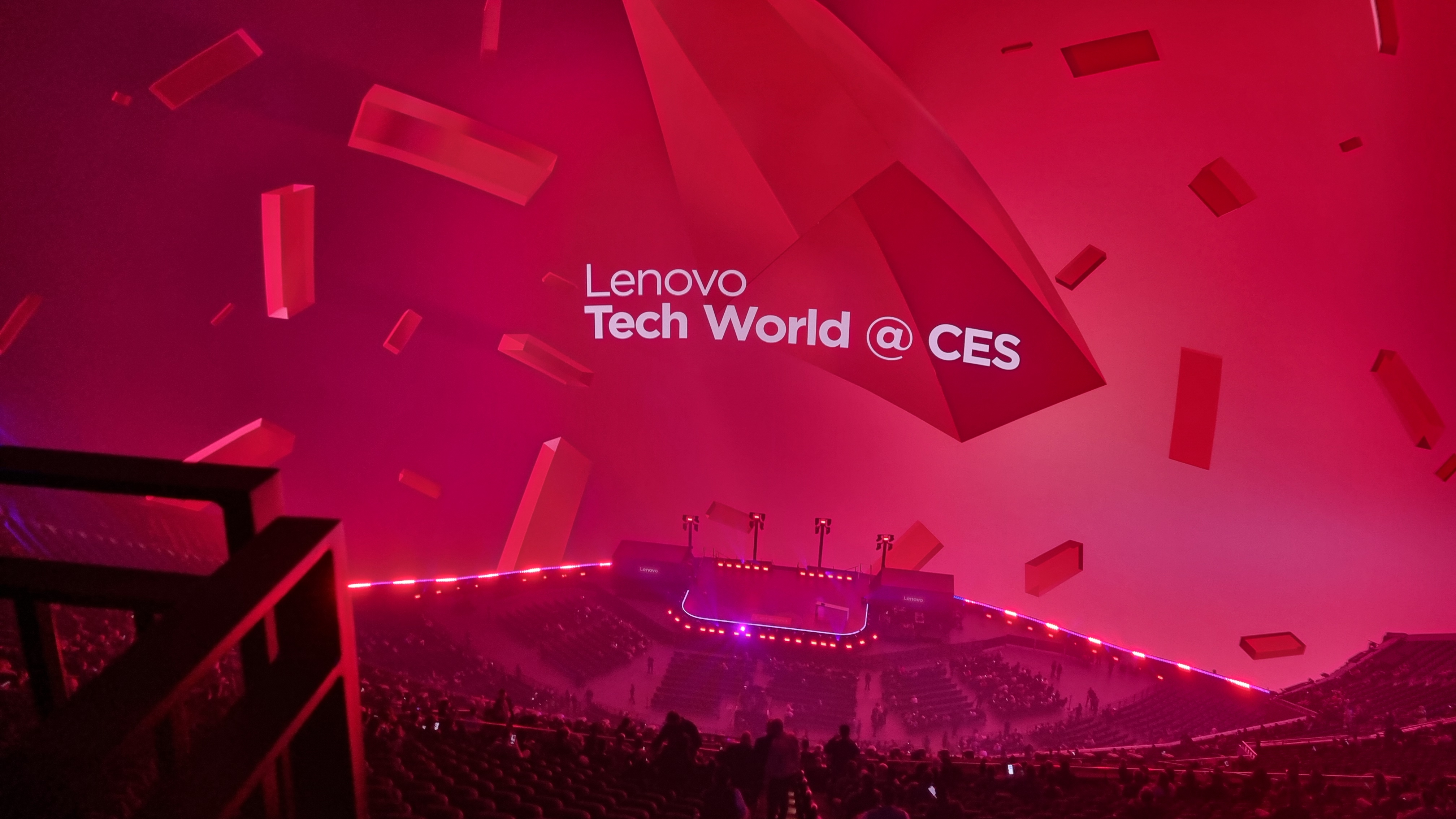 An inner view of the Las Vegas Sphere at CES 2026