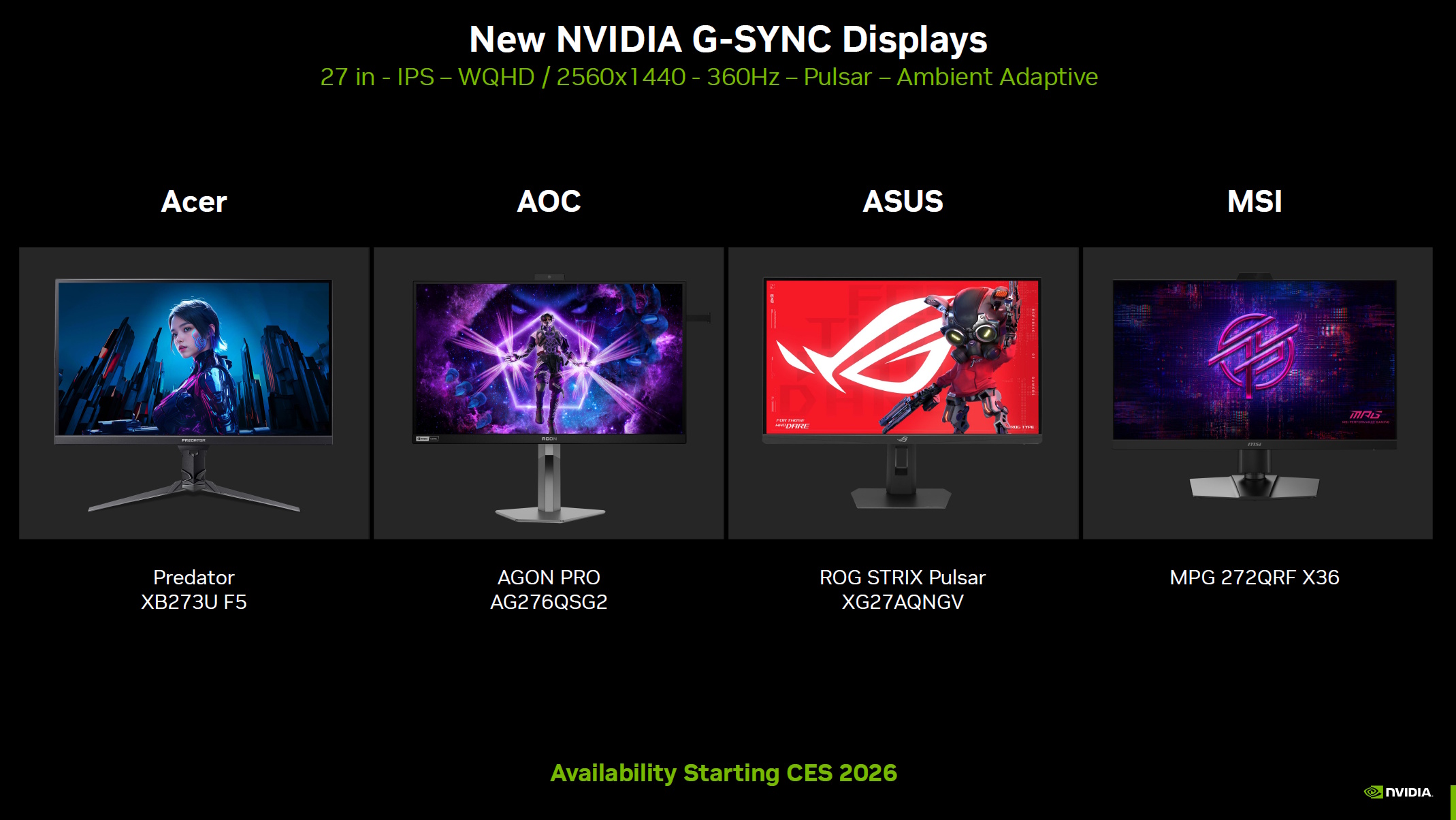 Nvidia slide explaining new G-Sync Pulsar technology.