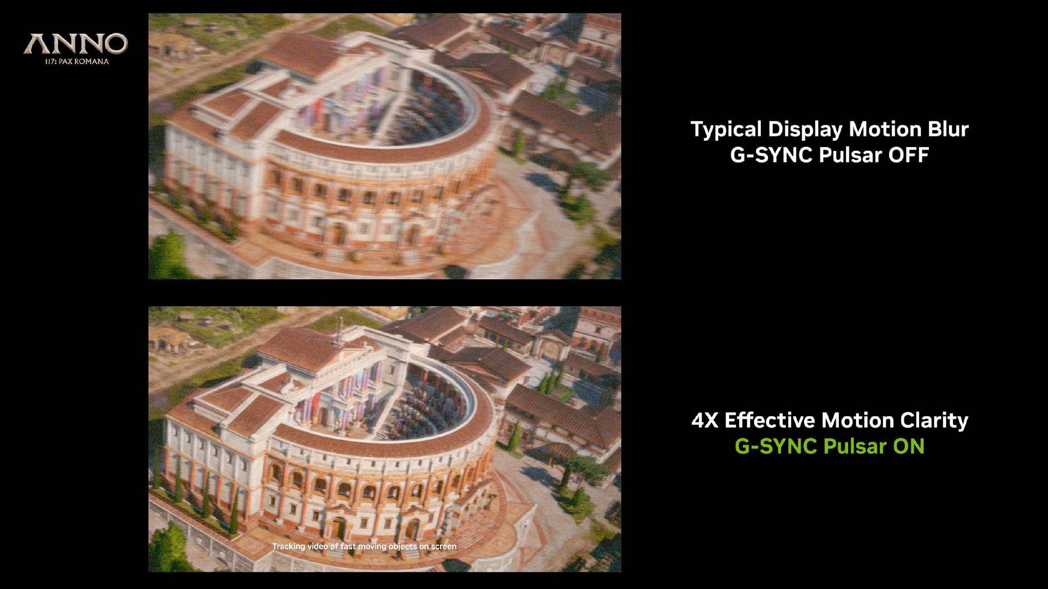 Nvidia slide explaining new G-Sync Pulsar technology.