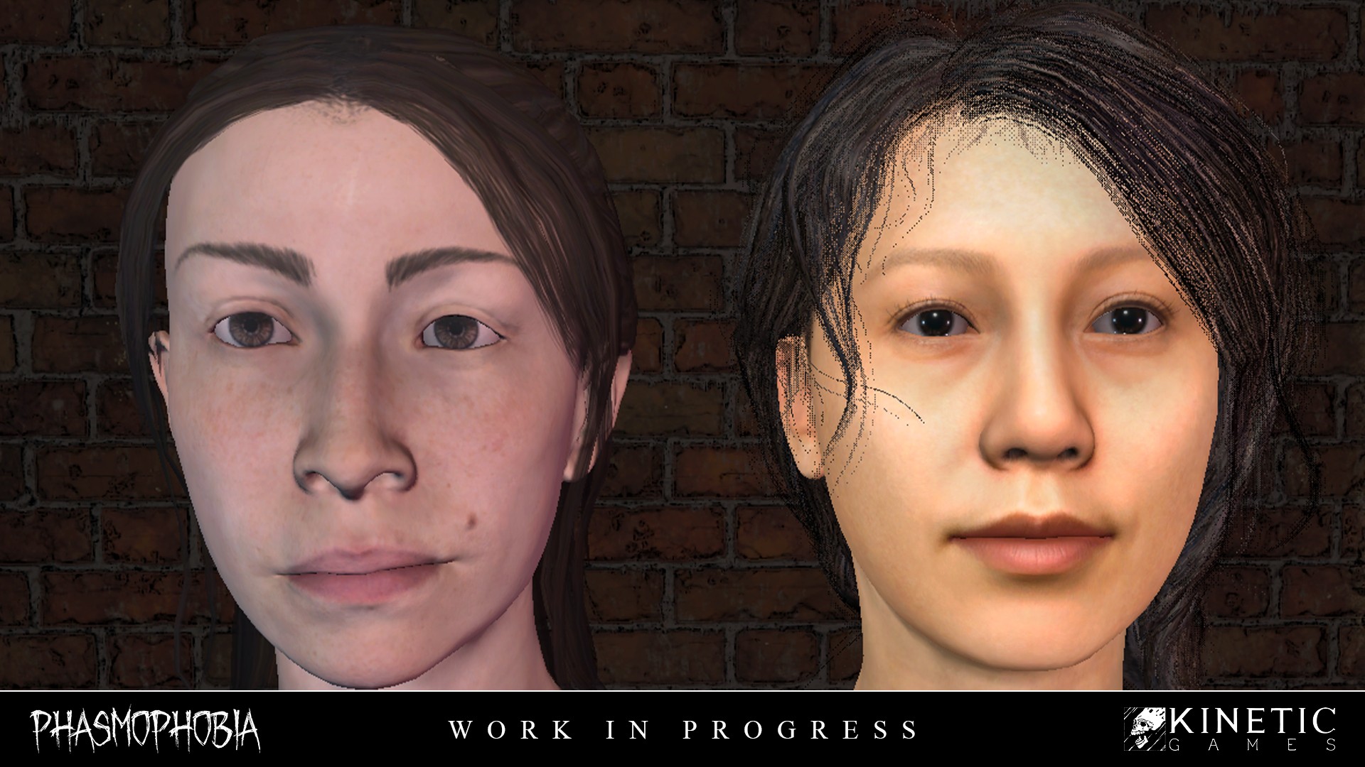 Phasmophobia - A before and after of one of the early female character models and the new overhauled version