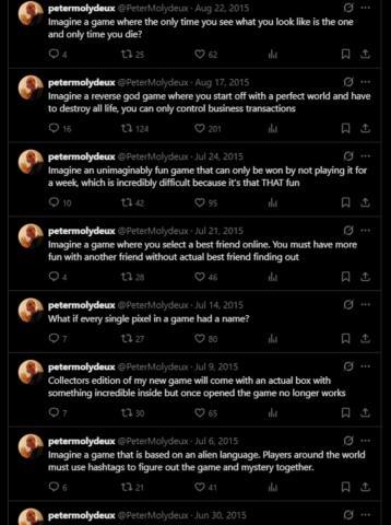 The best parody account in gaming hangs up its hat after 17 years: Peter Molydeux is retiring