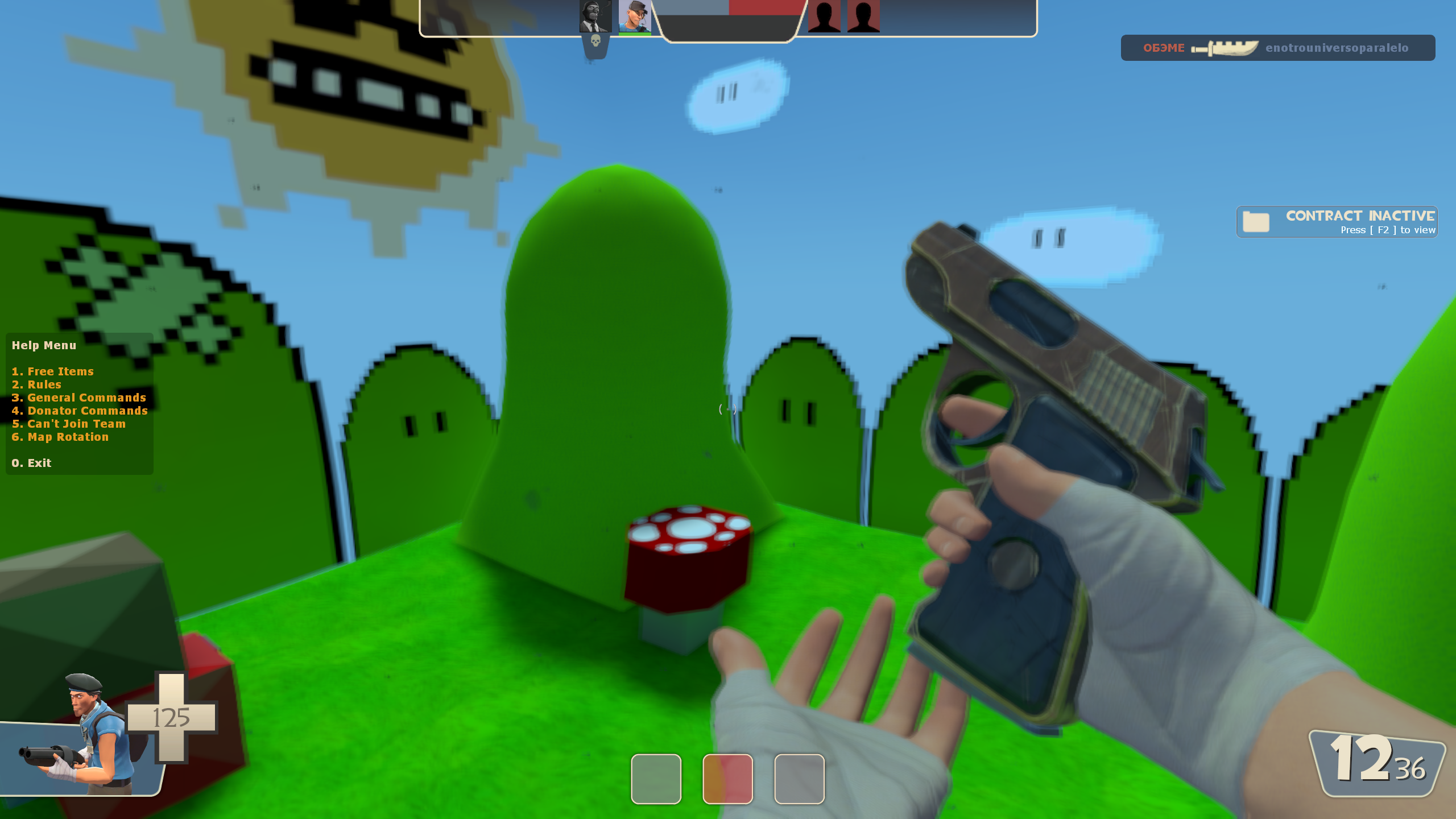 A Mario-themed Team Fortress 2 map