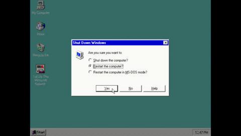 The shift key trick to quickly restart Windows 95 wasn’t a placebo, it was a neat little system to avoid a full PC reboot