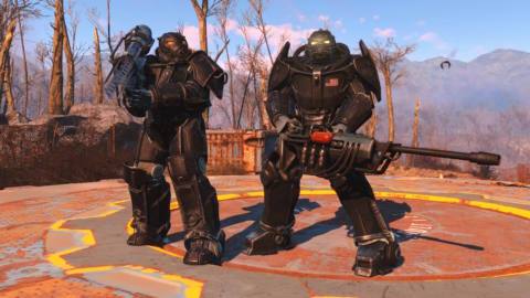 Well today I learned: Fallout lead artist says ‘we did a little bit of trickery’ with the chunky guns, and scale them up when you’re in power armour