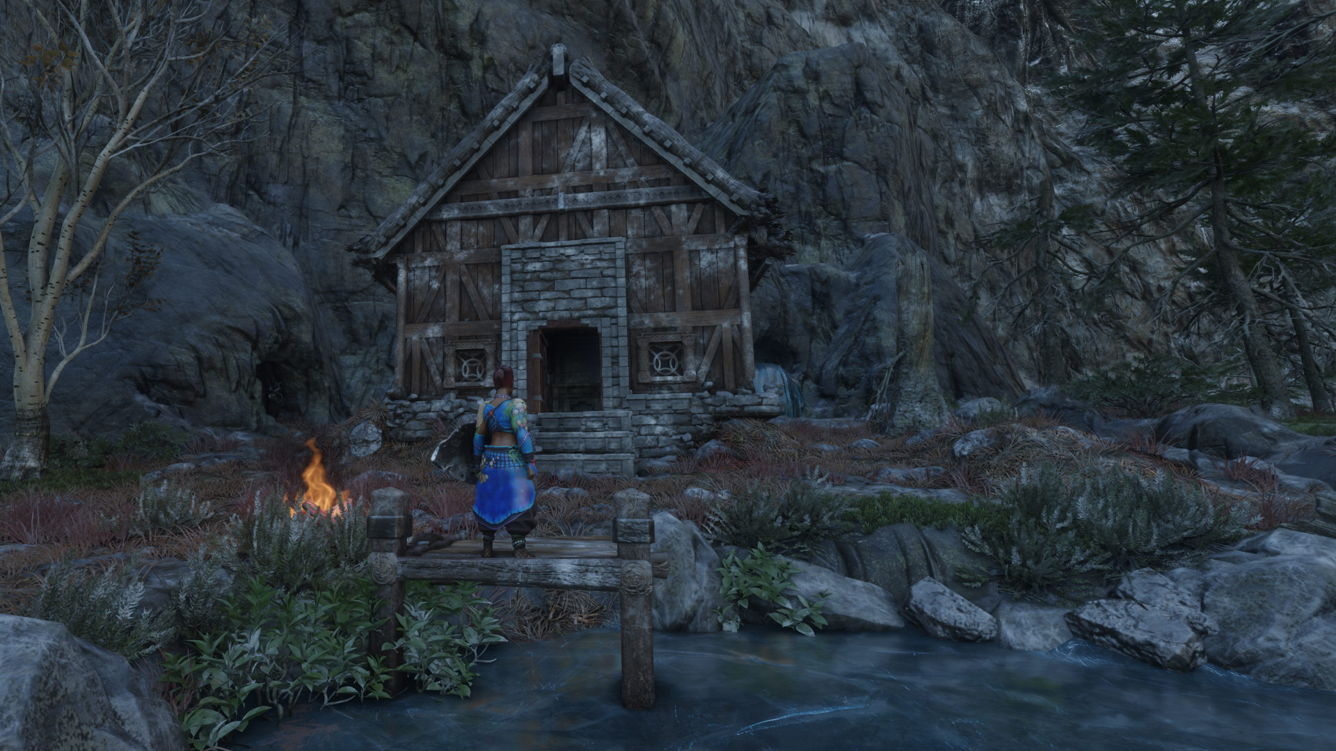 Grassy Pasture Goat Farm in Enshrouded