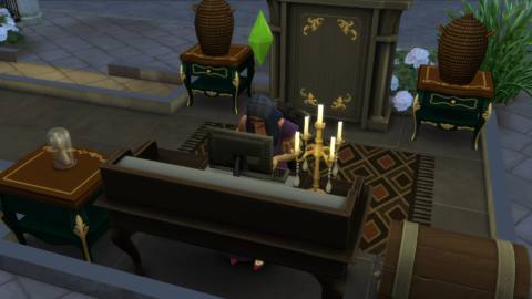 A public peeing scandal couldn’t stop my rise to power for long in The Sims 4 Royalty & Legacy