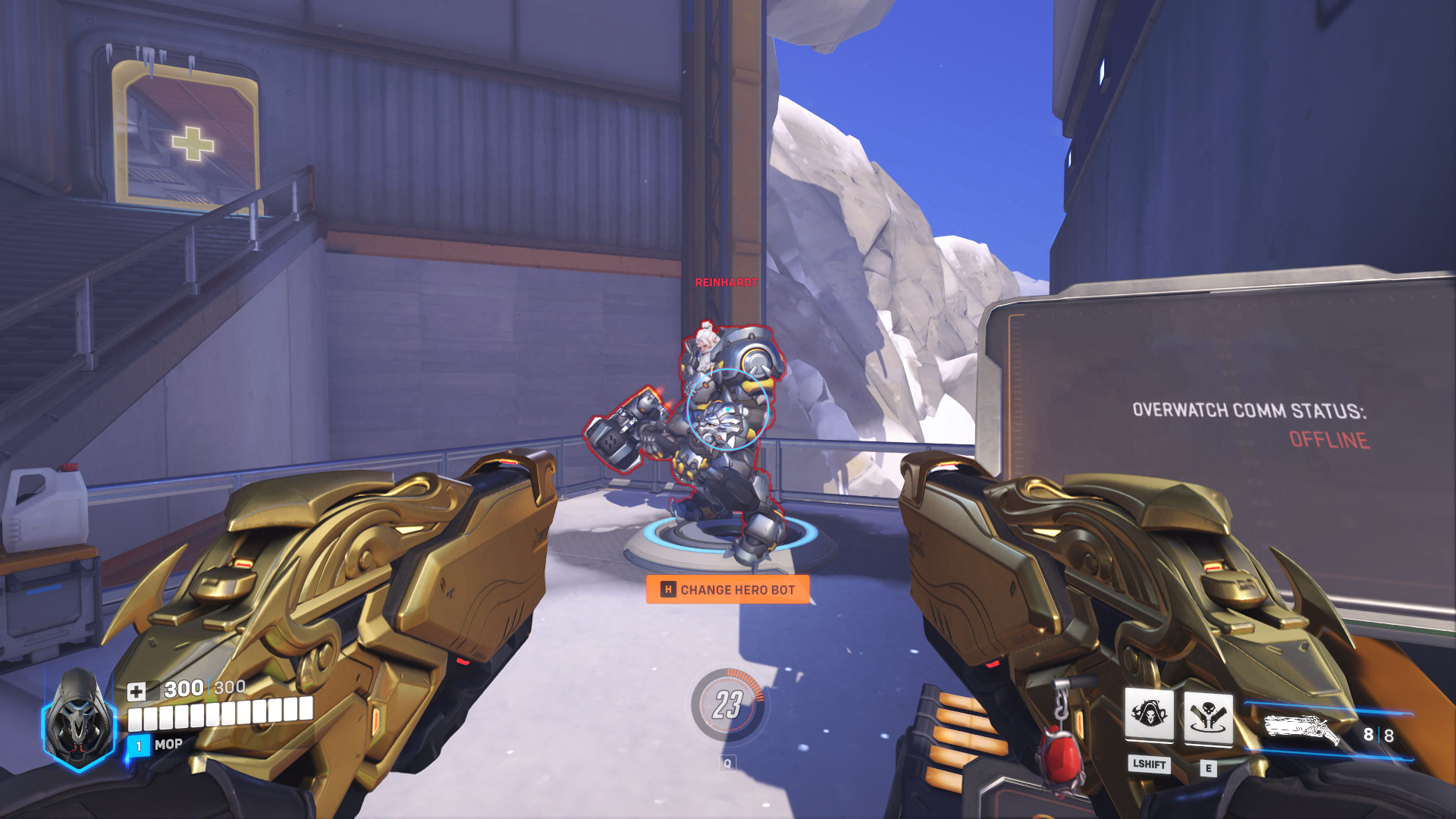 Character sizes in Overwatch