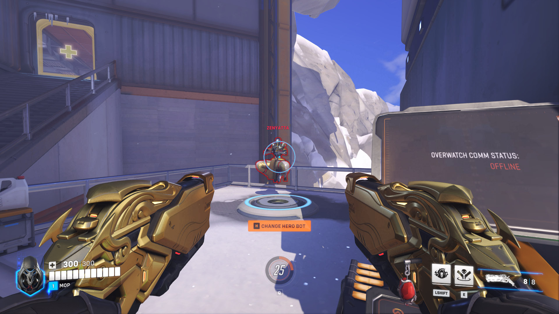 Character sizes in Overwatch