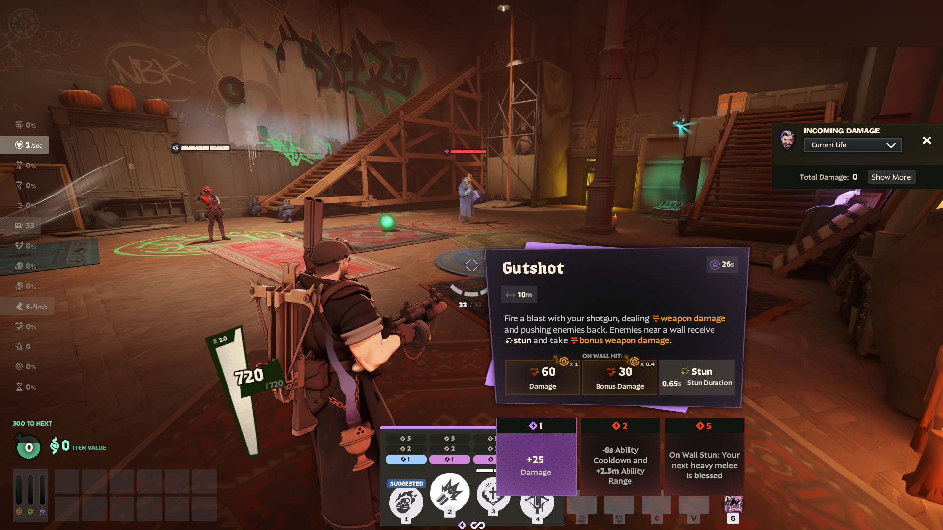 Several ability names from Deadlock, attributed to The Venator, its newest hero.