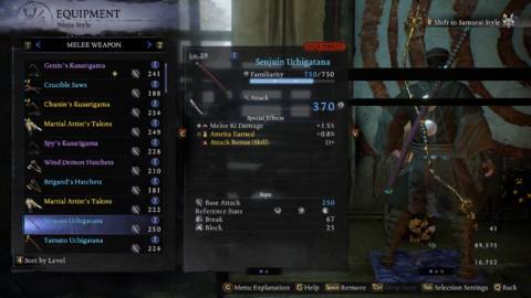 Don’t throw away your old, well-loved weapons in Nioh 3—trade them for in-shrine credit instead