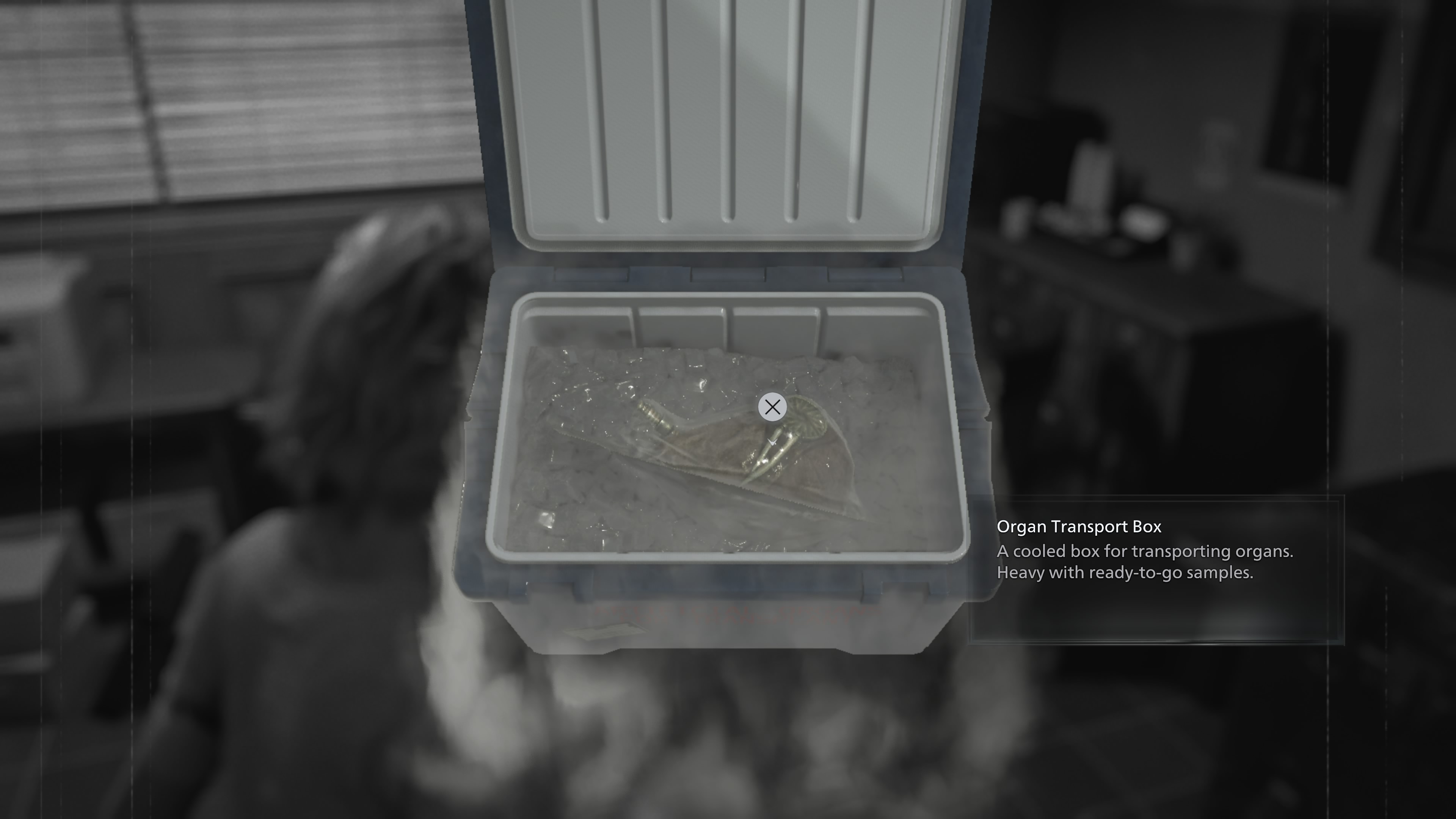 Resident Evil Requiem Organ Transport Box - Artificial lungs