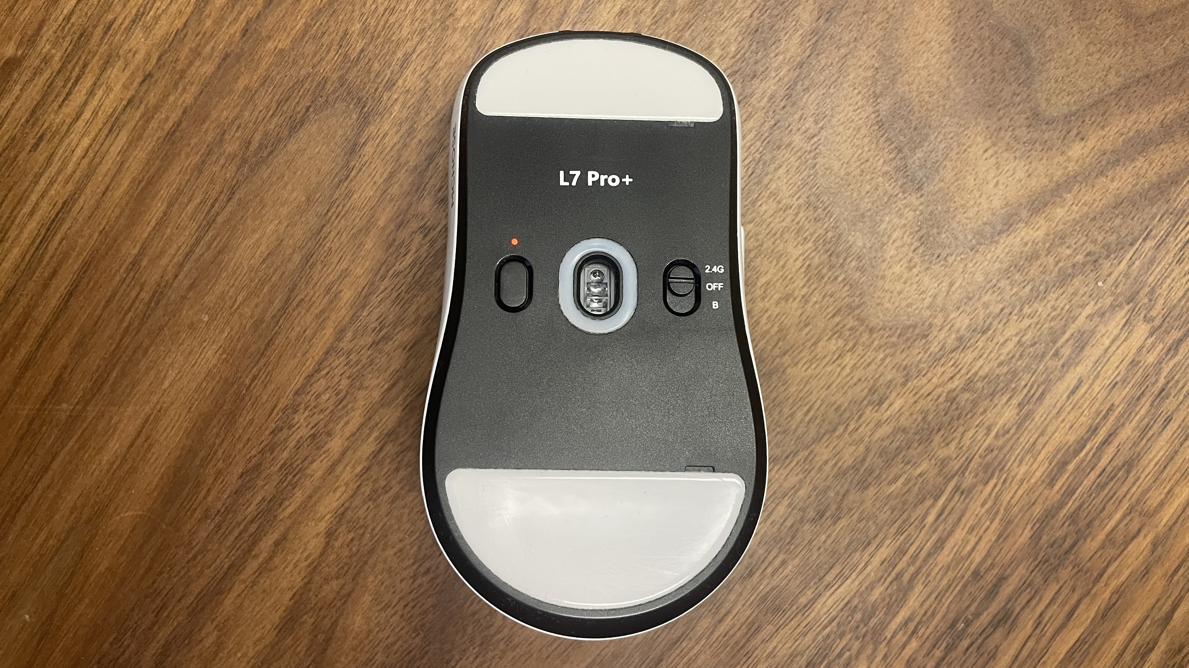 An MChose L7 Pro+ gaming mouse.