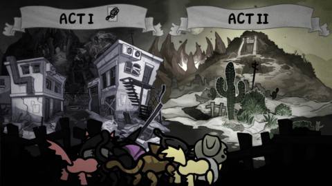 Choosing between two acts in Mewgenics.