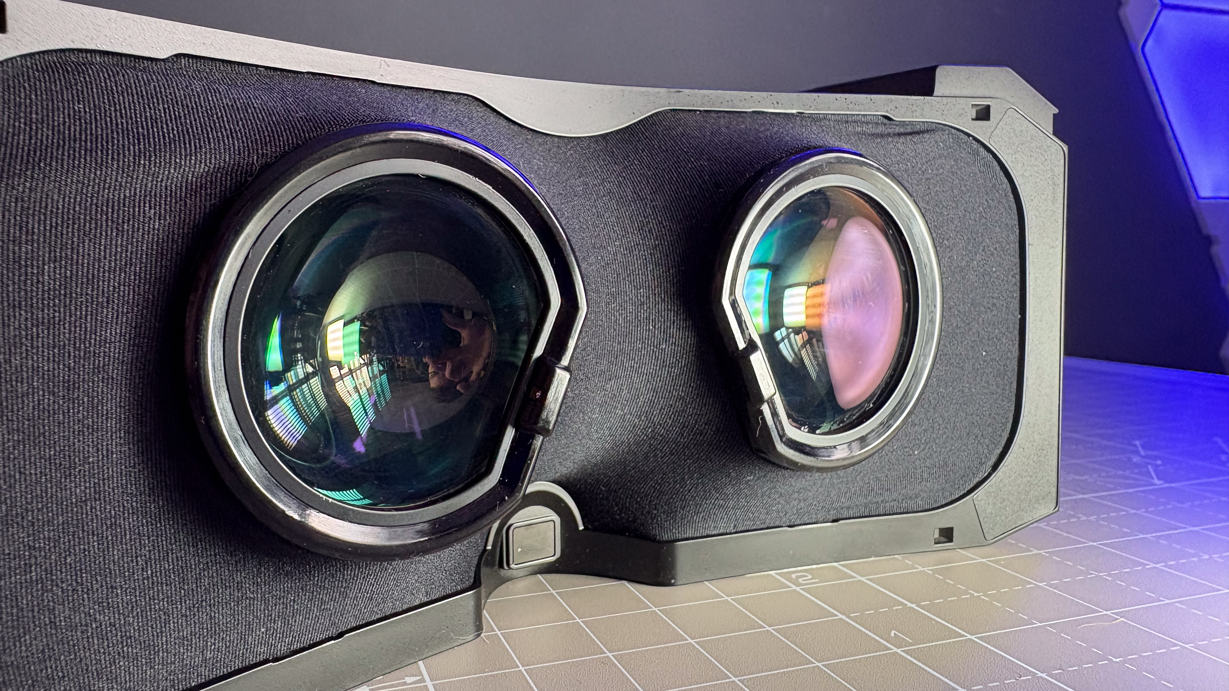 The Pimax Crystal Super with the Micro-OLED and QLED optical engines.