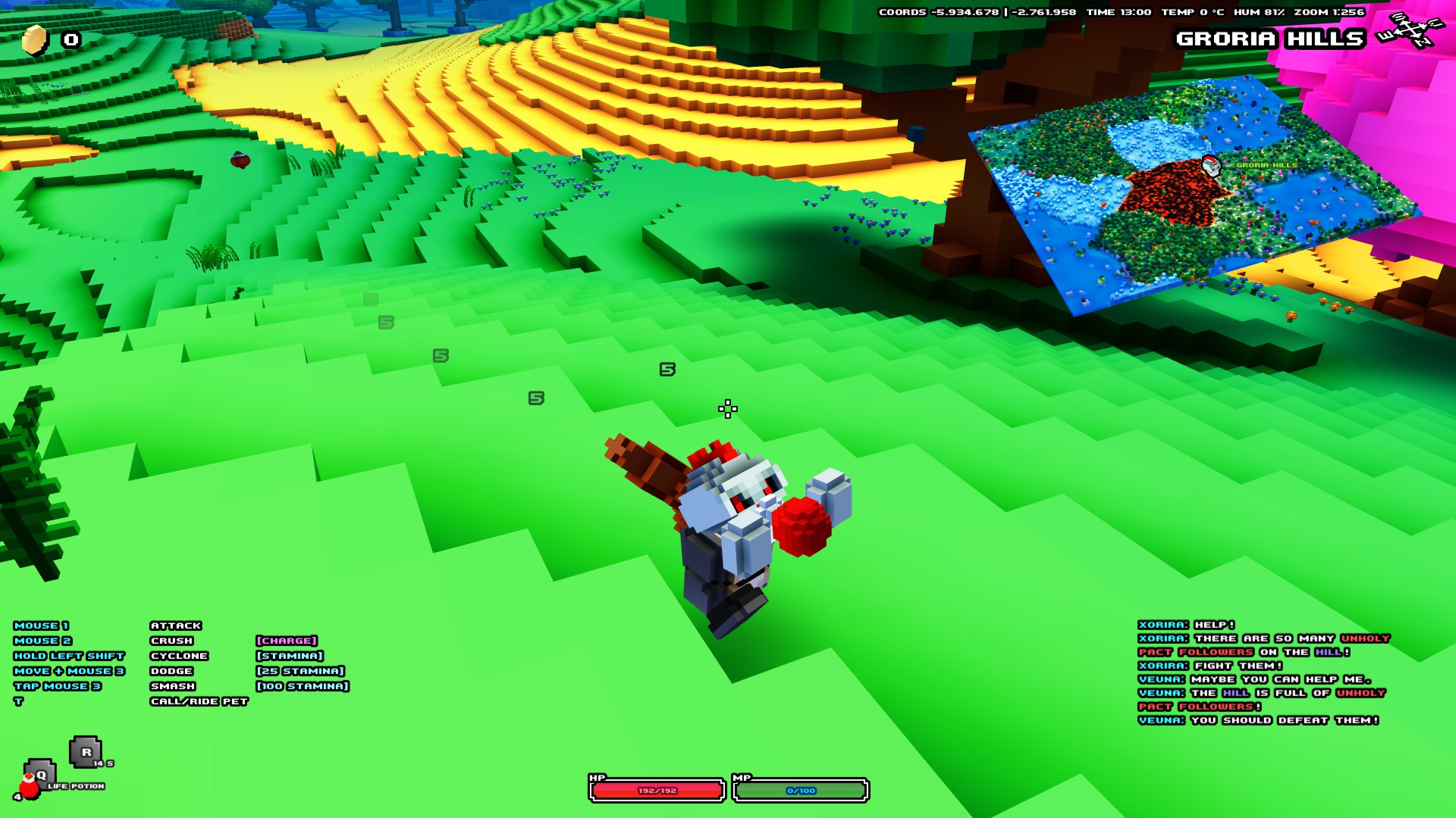 Cube World, a voxel RPG