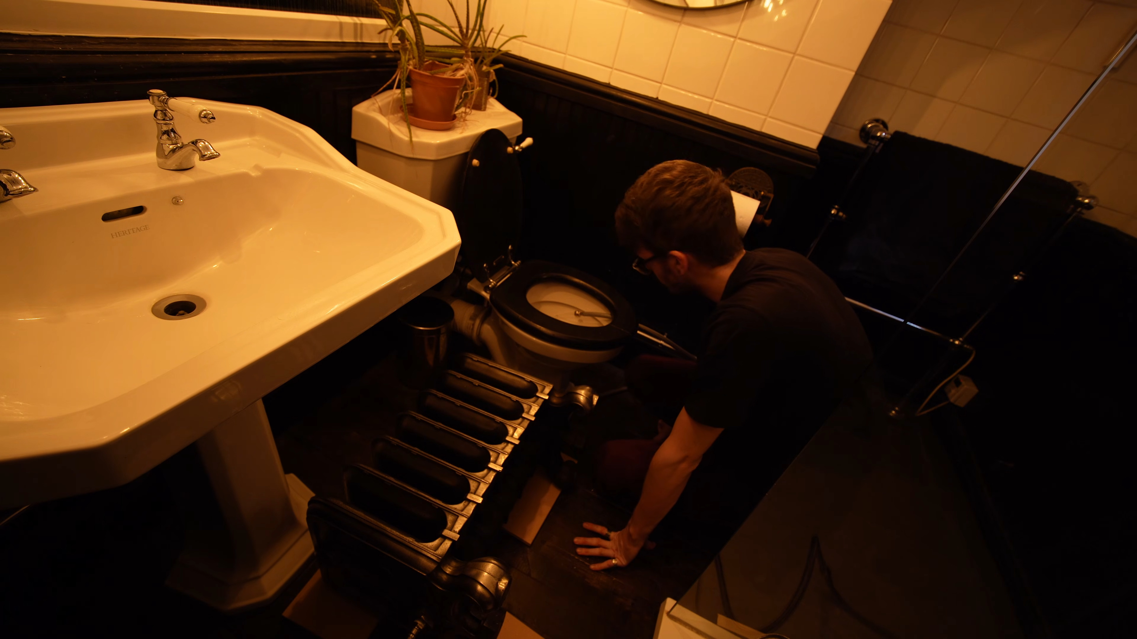 A radiator PC under construction by Billet Labs