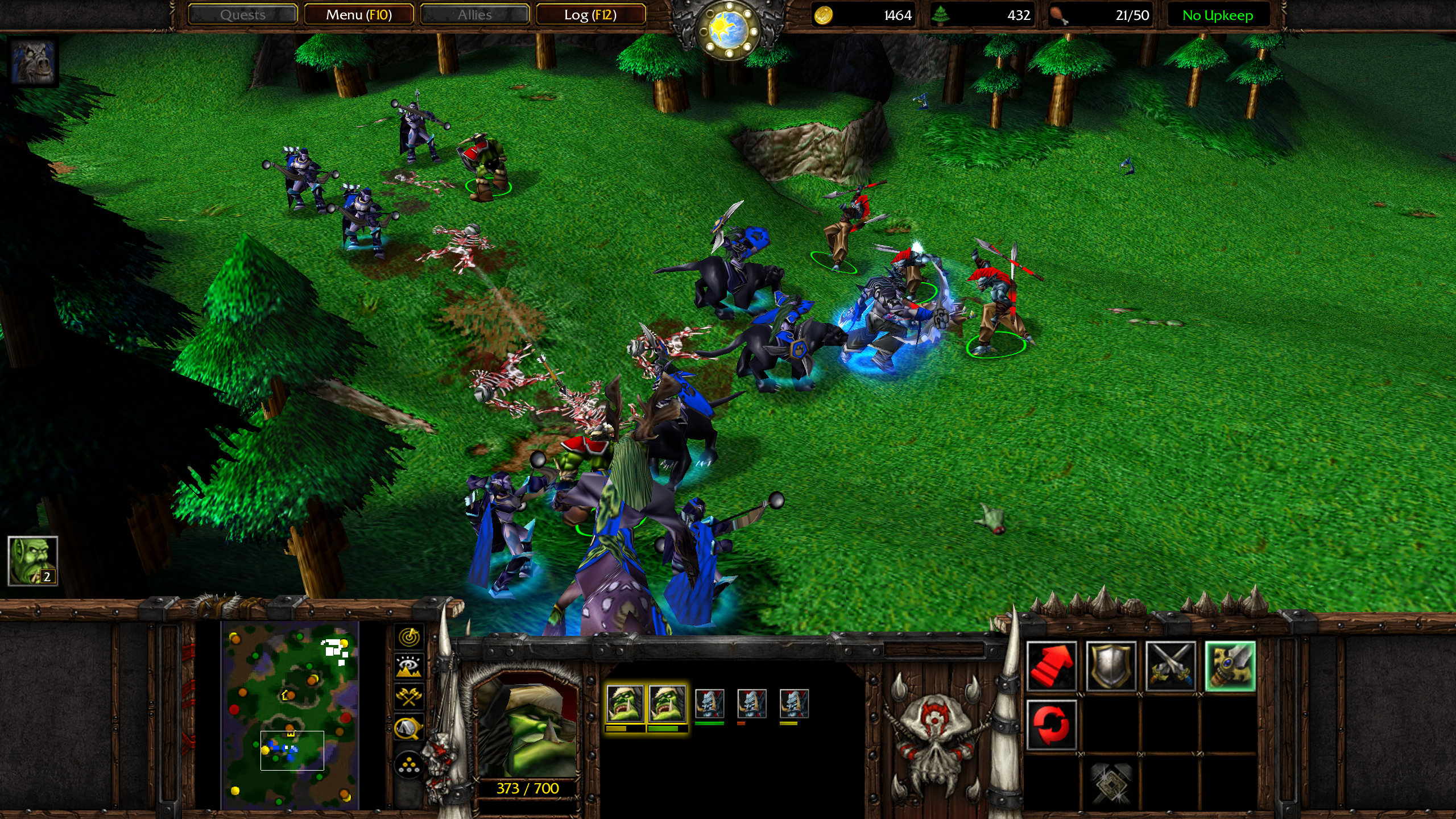 Warcraft 3 battle
