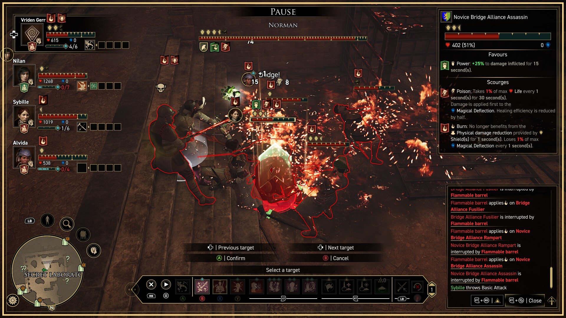 Real-time with pause combat demonstrated in Greedfall 2