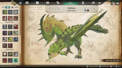 All endangered species locations in Monster Hunter Stories 3