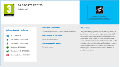 Europe’s game rating agency takes aim at in-app purchases, loot boxes, and ‘unrestricted communication’ with new ‘interactive risk categories’