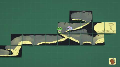 I’m celebrating Spring by helping a little frog wake up from hibernation in the cosy puzzle game Walk the Frog